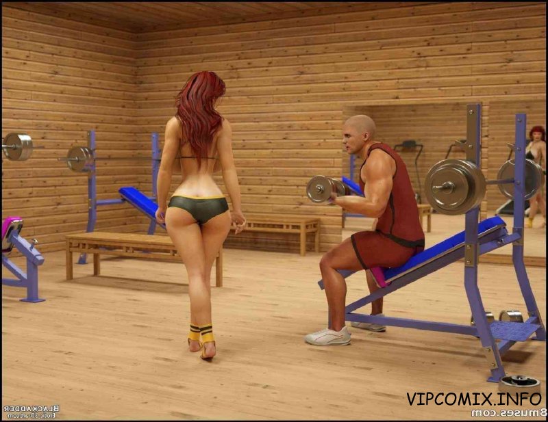 Мужик натянул спортивную девку