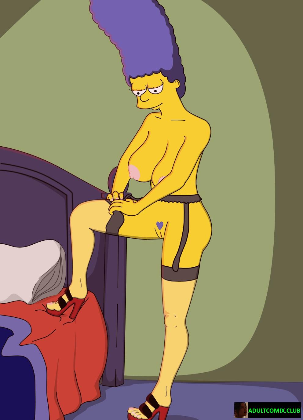 Мардж Симпсон порно картинки часть 2